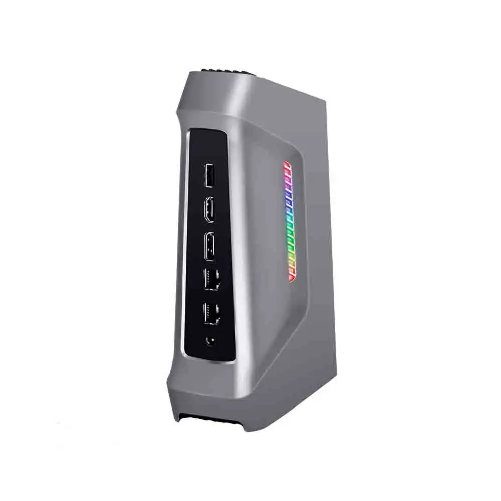 14th AI Gaming Mini PC Intel Ultra 7 155H/Ultra 5 135H Thunderbolt 4.0 2xDDR5 2xPCIe4.0 2x2.5G LAN Windows 11 RGB Computer WiFi6 6