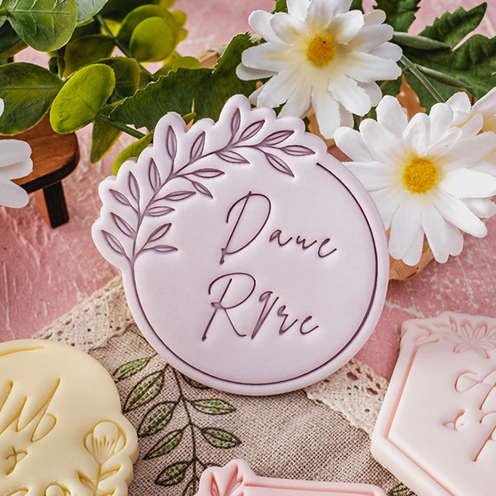 Pattern Blessing Cookie Mold Wedding Birthday Cake Cutting Mold DIY Baking Tool cookie mould,cookie printing mold,baking mold