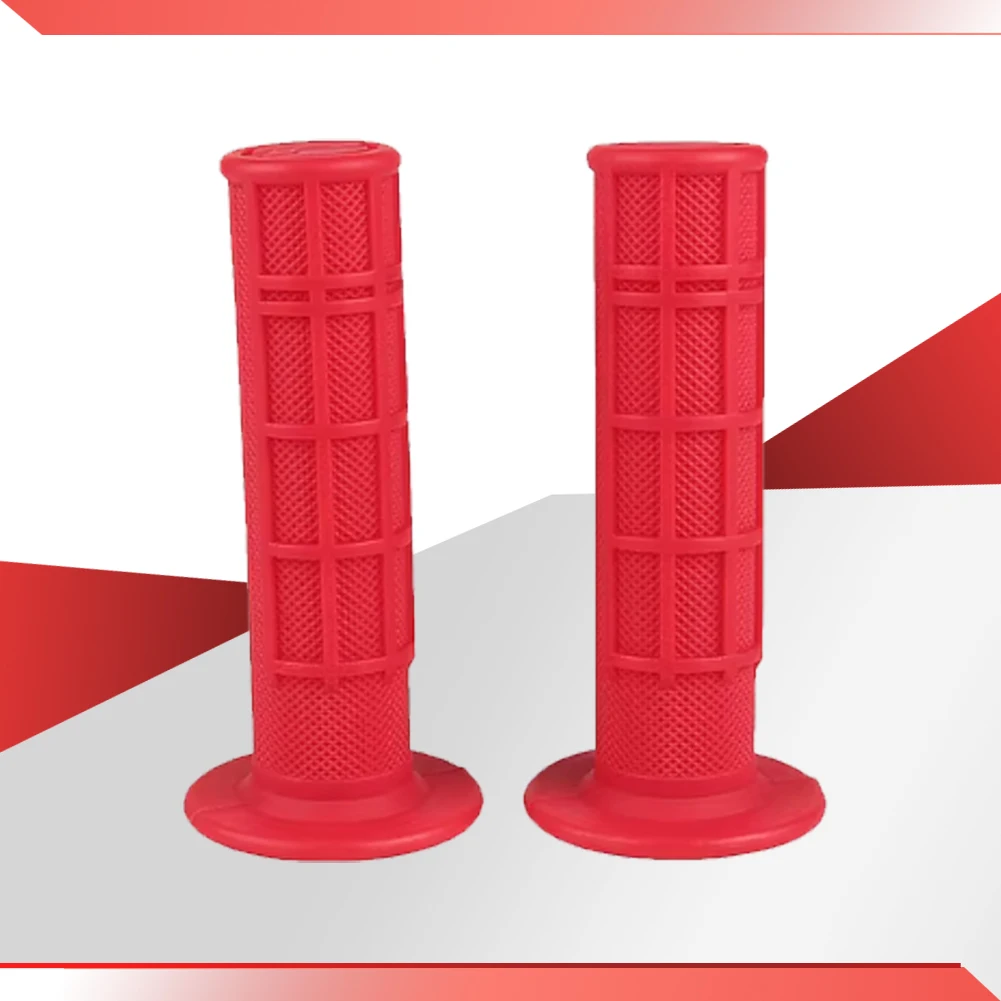 Universal Motorcycle Durable Rubber Handlebar Grips (7/8 22mm)