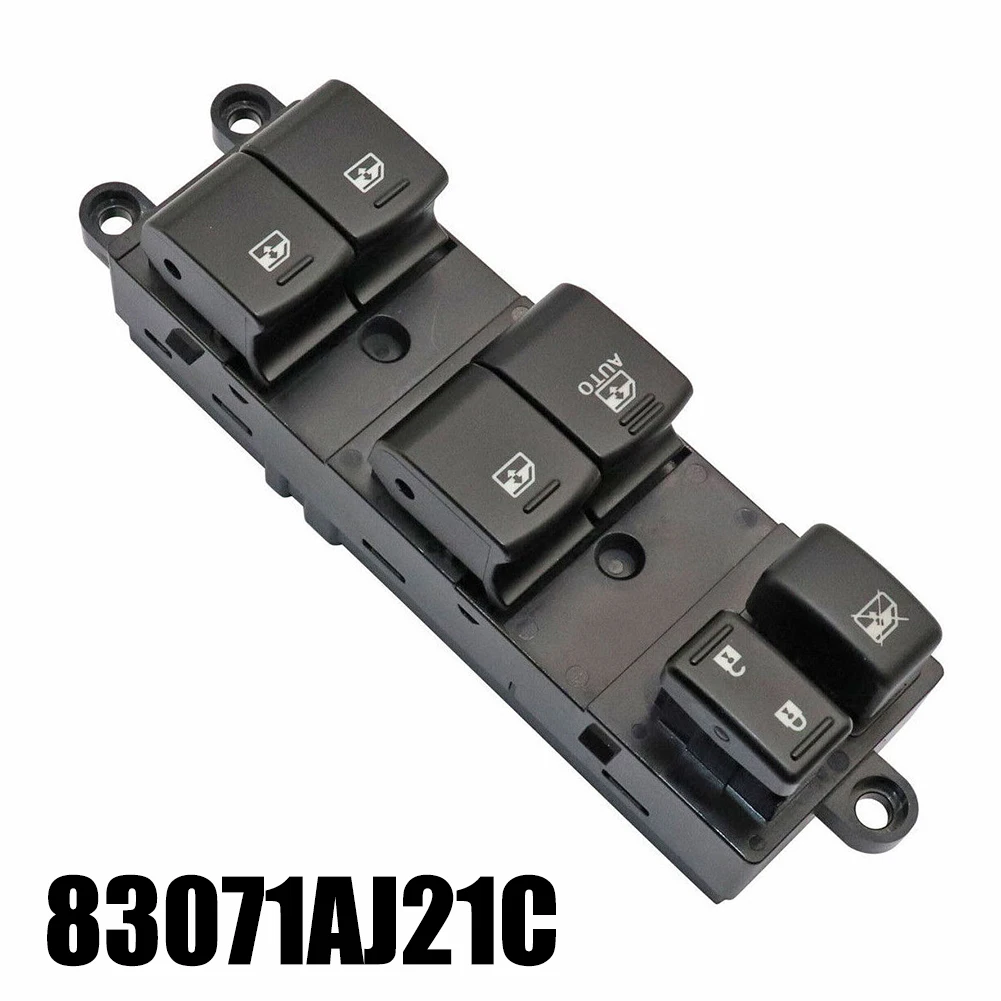블랙 Abs 왼쪽 전면 유리 제어 스위치, 아웃백 OEM 번호 83071AJ21C 교체 자동차 액세서리, 유산용, 1 개