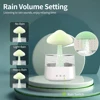 Bluetooth speaker, cloud rain humidifier, colorful mushroom cloud rain drops, aromatherapy, bedroom, study, Christmas gifts 2