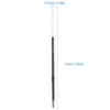 100 Pcs 07mm Black Office Push-button Ballpoint Pen Refill 100pcs Neutral Refills Portable Decor Filling Gel Fine 5
