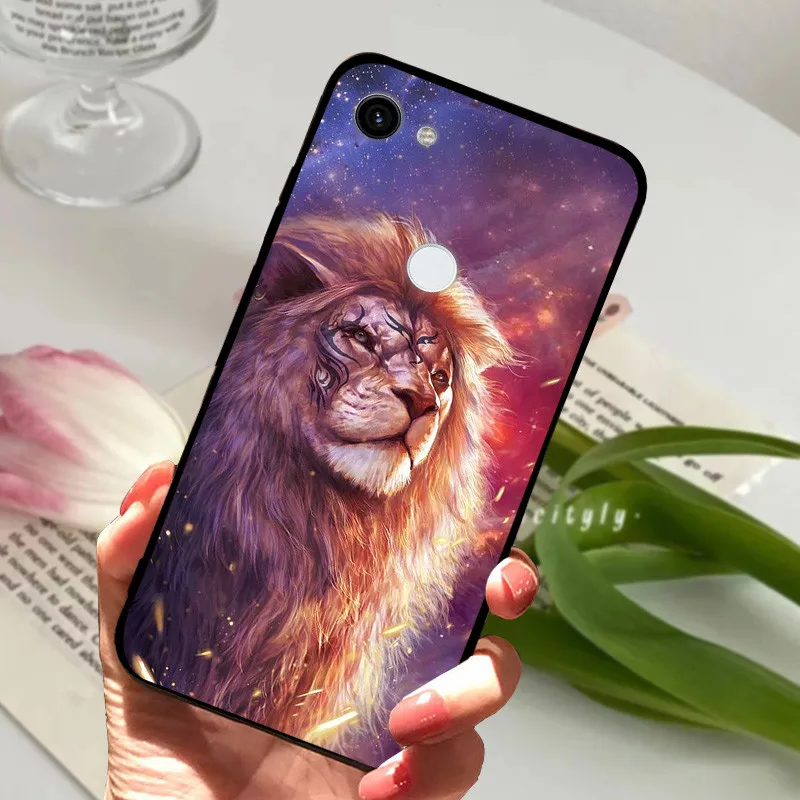Silicone Shockproof Soft TPU Phone Cover - Cartoon Design