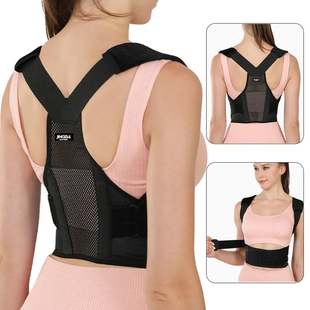 Adjustable Posture Corrector Providing Pain Relief for Neck Support  Straightener Breathable Back Shoulder Reshape for Men Women - AliExpress