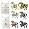 Horse Shape Zinc Alloy Furniture Handle Door Cabinets Knobs For Children Night Table Cupboard Pull Handles Vintage Handware