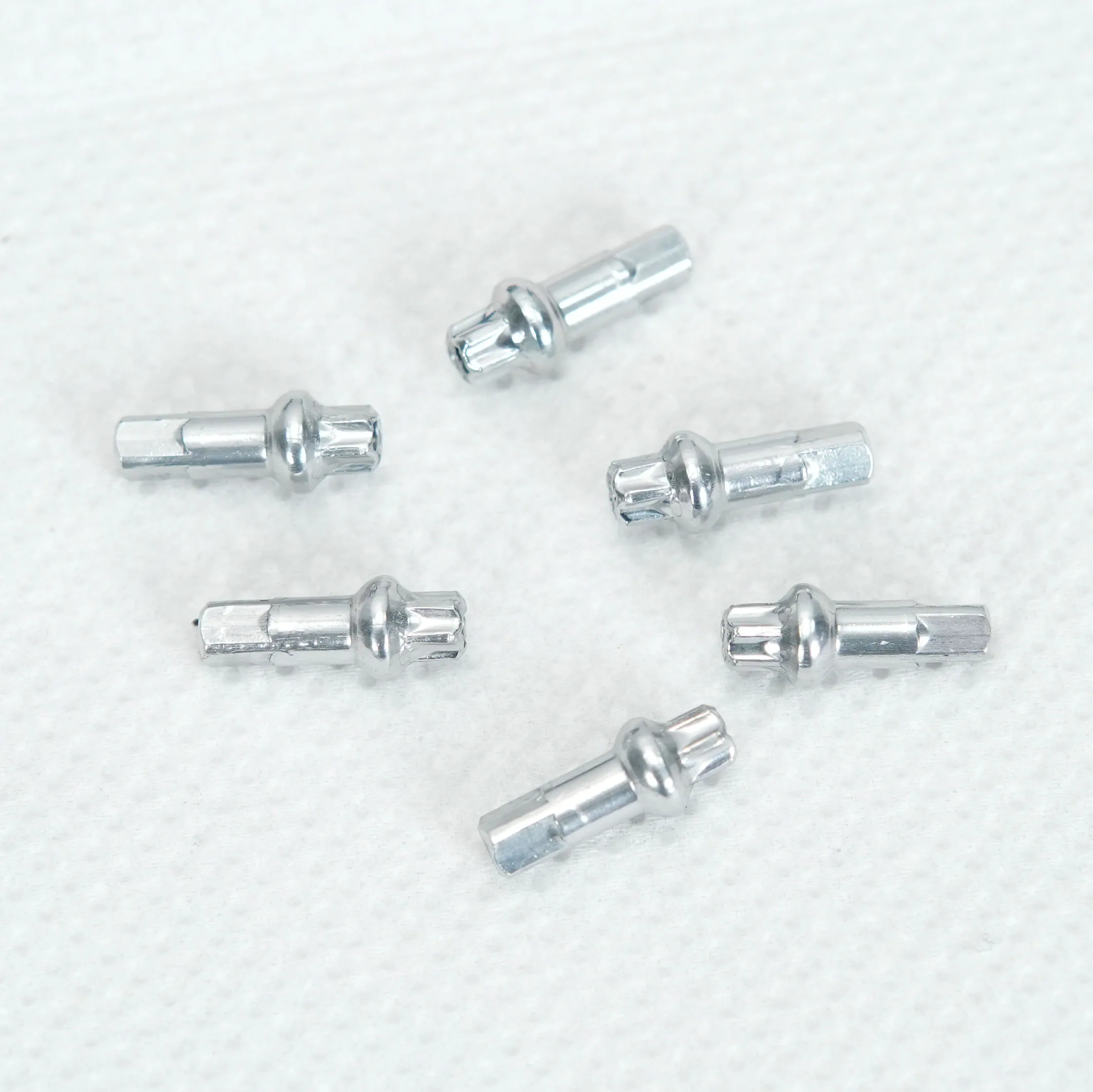 DT Swiss Squorx Pro Lock 2.0x15mm Silver Model Aluminum Spoke Nipple Bicycle Spoke Cap Lightweight
