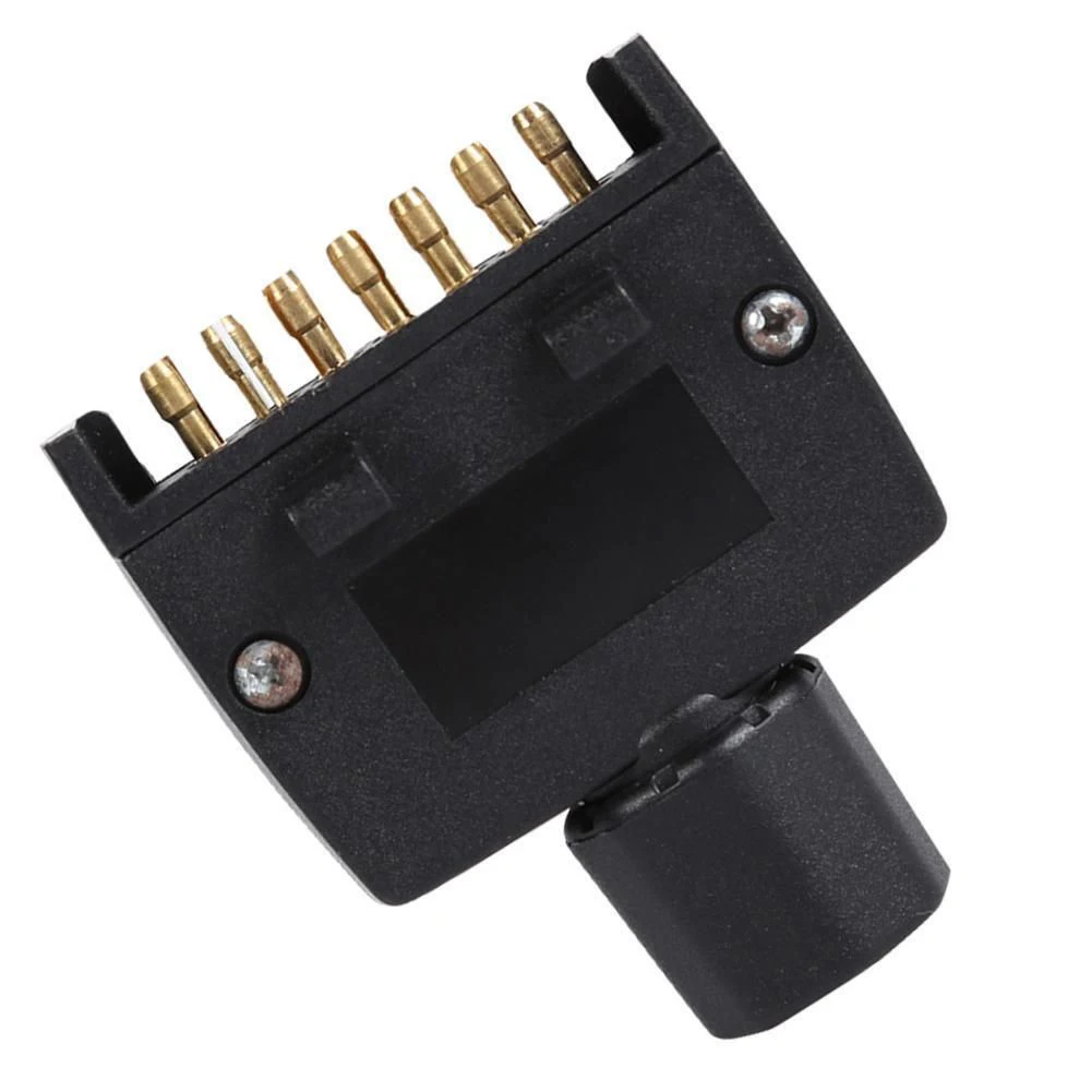 

Australian Standard Connector Flat Plug Male 2.95*2.44*0.75\" Adapter Black Boat Quick Fit Flat Male Trailer Plug