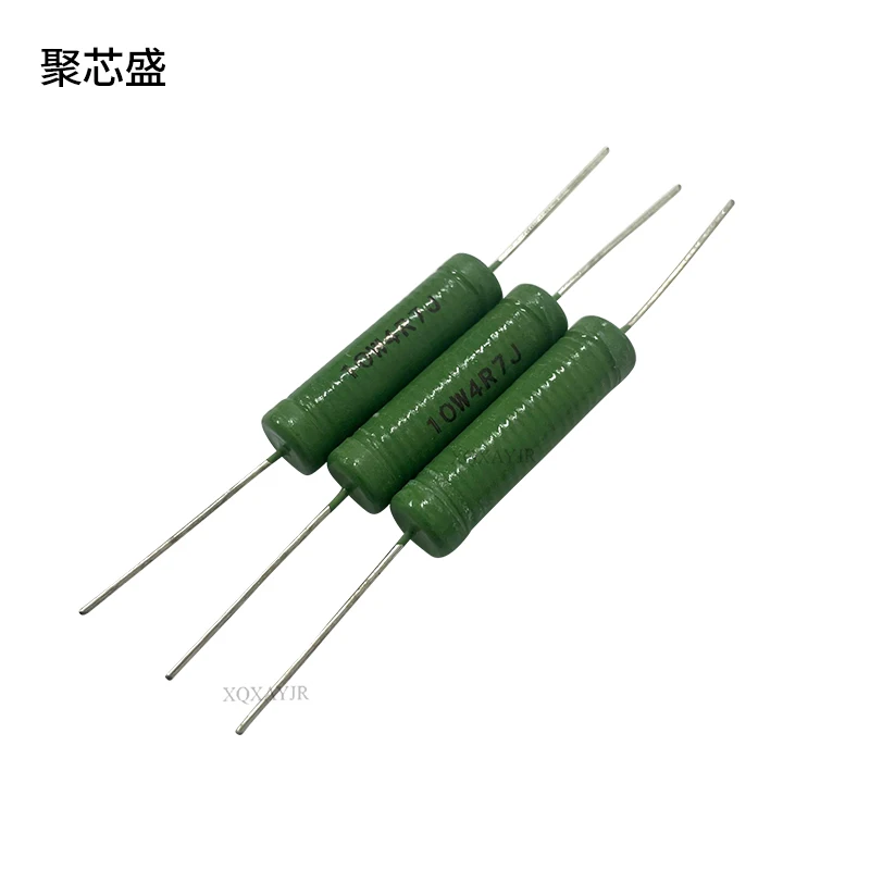 Wirewound Resistor Rx21 winding resistance 10W 5% 2R 5R 10R 30R 50R 82R 100R 390R 470R 1K 10K 10pcs/lot