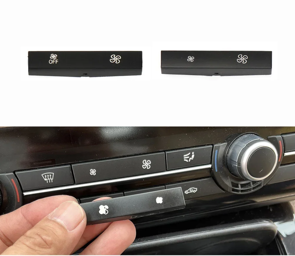 Klimaanlage Heizung Klima Fan Wind Lautstärkeregler AC Taste Kappe Für BMW 5 6 7X5X6 Serie F10 F18 F06 F12 F01 F02 F15 F16 – Detail 1