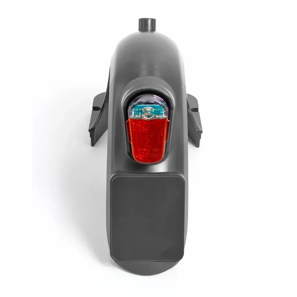 Rear Splash Guard For Ninebot Max G30/G30D Electric Scooter - Waterproof Mudguard With Tail Light, Hook & Mounting Kit - Black