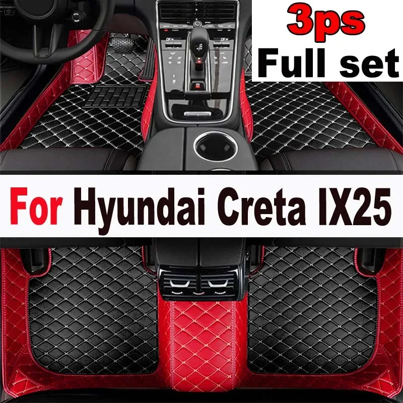 

For Hyundai Creta IX25 2019 2018 2017 2016 2015 Car Floor Mats Styling Decoration Protect Auto Accessories Carpets Interior