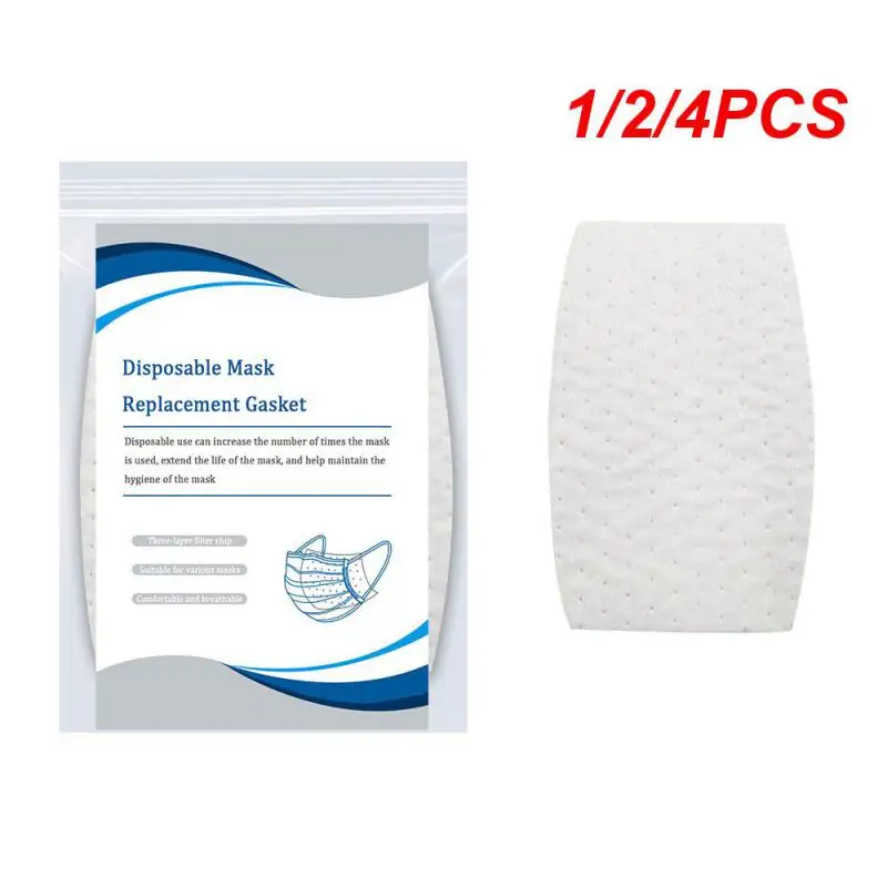 

1/2/4PCS Layer Non-woven Mask Filter Pads for Mask Filter Mouth Face Protective Skin Friendly Dustproof Pad For Adult Kid child