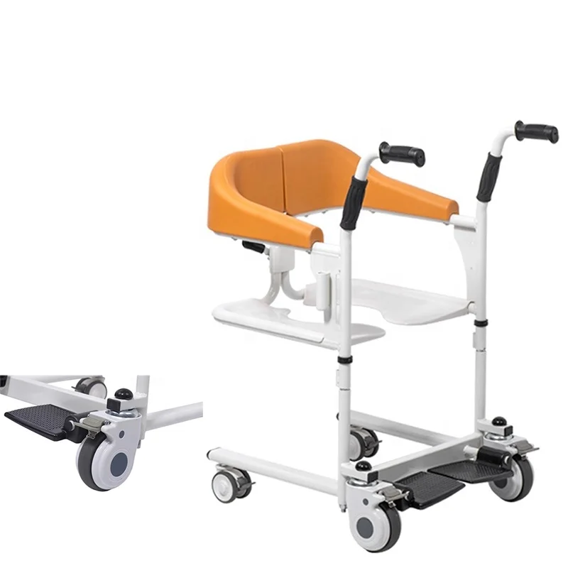 

KSM-206 Best Selling Wheelchair Toilet Lifting Commode Shower Manual Imove Floor Manual Patient Transfer Lift Chair