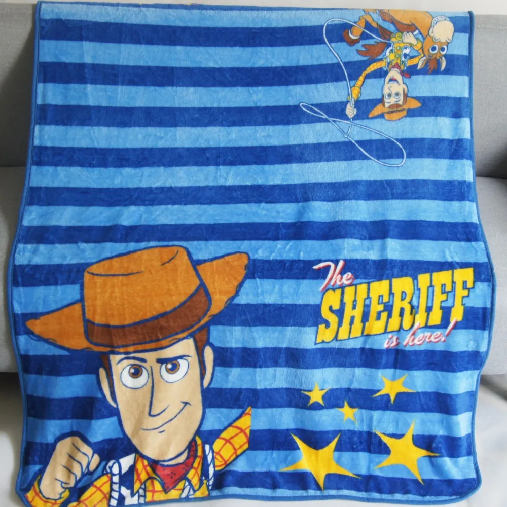 

Disney Toy Story Woody Sheriff Warm Blankets Mickey Mouse Throw for Baby Boys on Crib Toddler Sleeping Cover 100x140cm