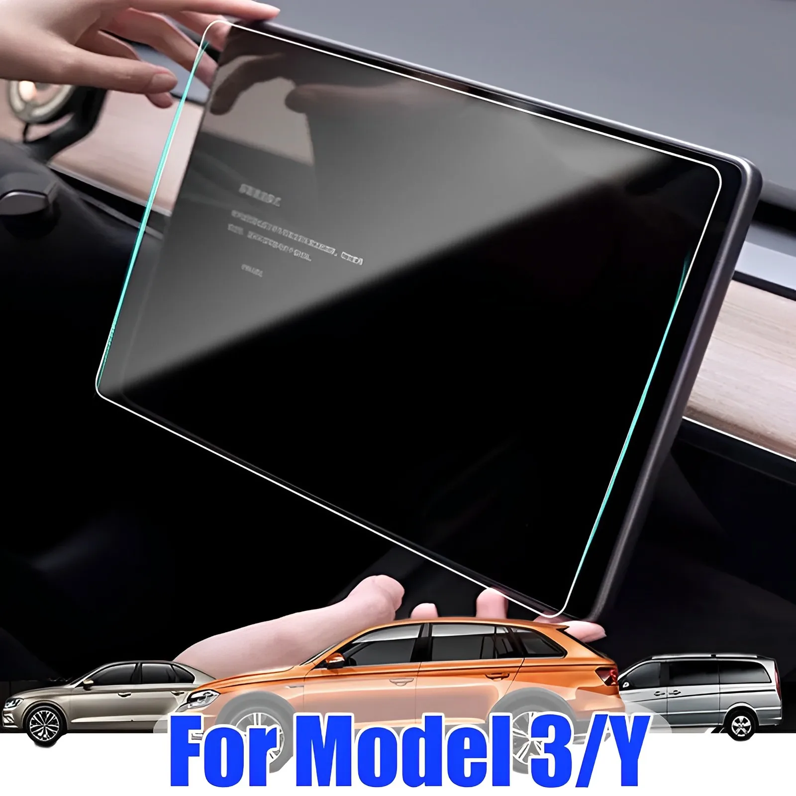 

Car Tesla Center Screen Touch Screen Protector 15 Inches for Tesla Model3/Y Navigation Plane Soft Film for Model S/X
