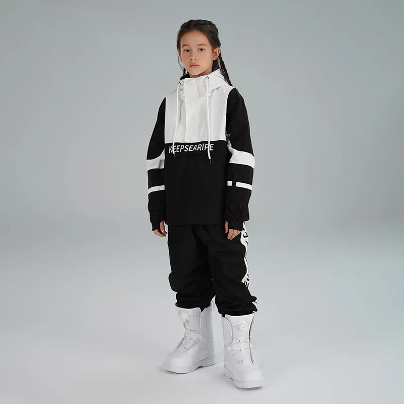 Winter New Children Ski Suit Boys Outdoor Ski Set Warm Girls Snowboard Kids Windproof Waterproof Jacket Overalls Clothing