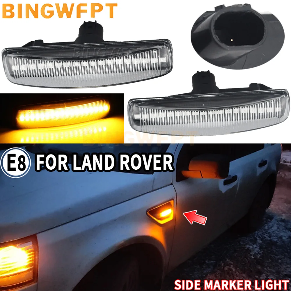 2x NEW Dynamic Blinkers For Land Rover Range Rover Sport Discovery 3 4 ...