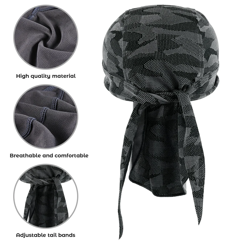 2PCS ���� ���� ���� ĸ ���� ��⼺ Do Rags �߿� ������ ����Ŭ�� ����ŷ ��ġ ���� Durag Beanies Hat Headwrap
