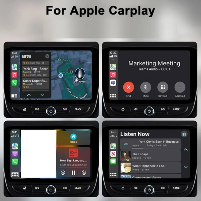 무선 CarPlay 어댑터 USB 플러그 앤 플레이 유선에서 무선으로 변환하는 동글 아이폰용 유선 CarPlay 차량용 자동 운전 액세서리