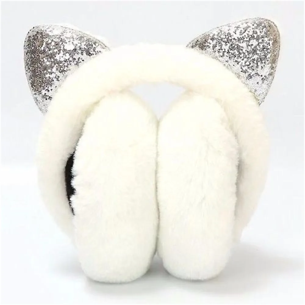 Solid Soft Plush Ear Keep Warmer Winter Earmuffs for Women Men Fashion Outdoor Earflap Protection Ear-Muffs Ear Cover