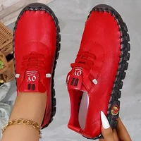 2024 New Women Sneakers Spring Summer Loafers Soft-soled Roman Comfortable Sneakers Women Retro Plus Size Single Shoes for Women 1