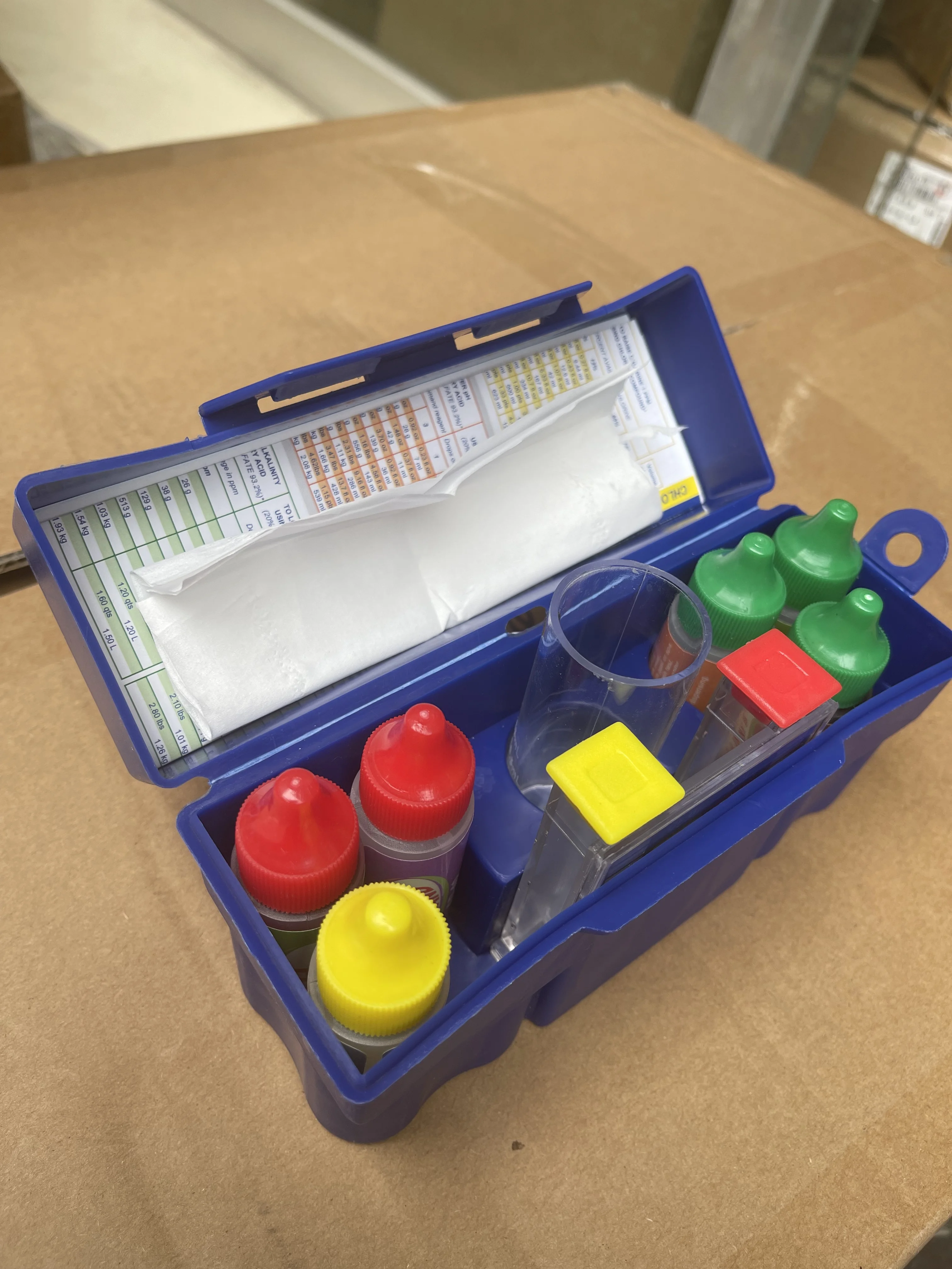 5-Way Test Kit For Pool & SPA Acid Demand Chlorine Total Alkalinity Bromine PH W