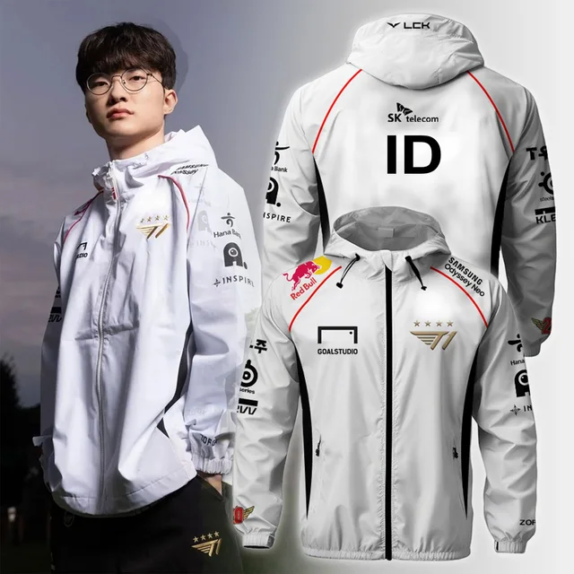 2025 New T1 RED BULL Esports Team Uniform Jacket League Of Legends