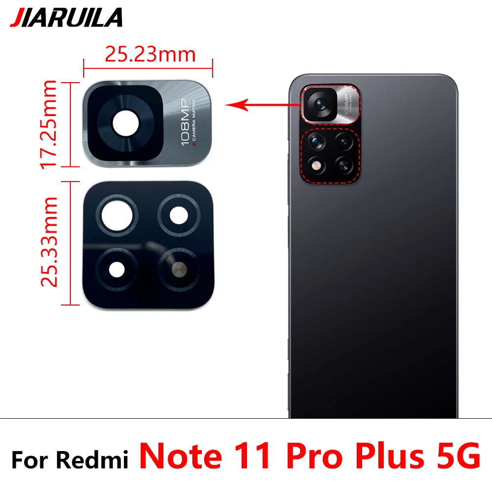 Objectif Arrière + Adhésif Pour Xiaomi Redmi 13C 4G (23100RN82L) - Neuf