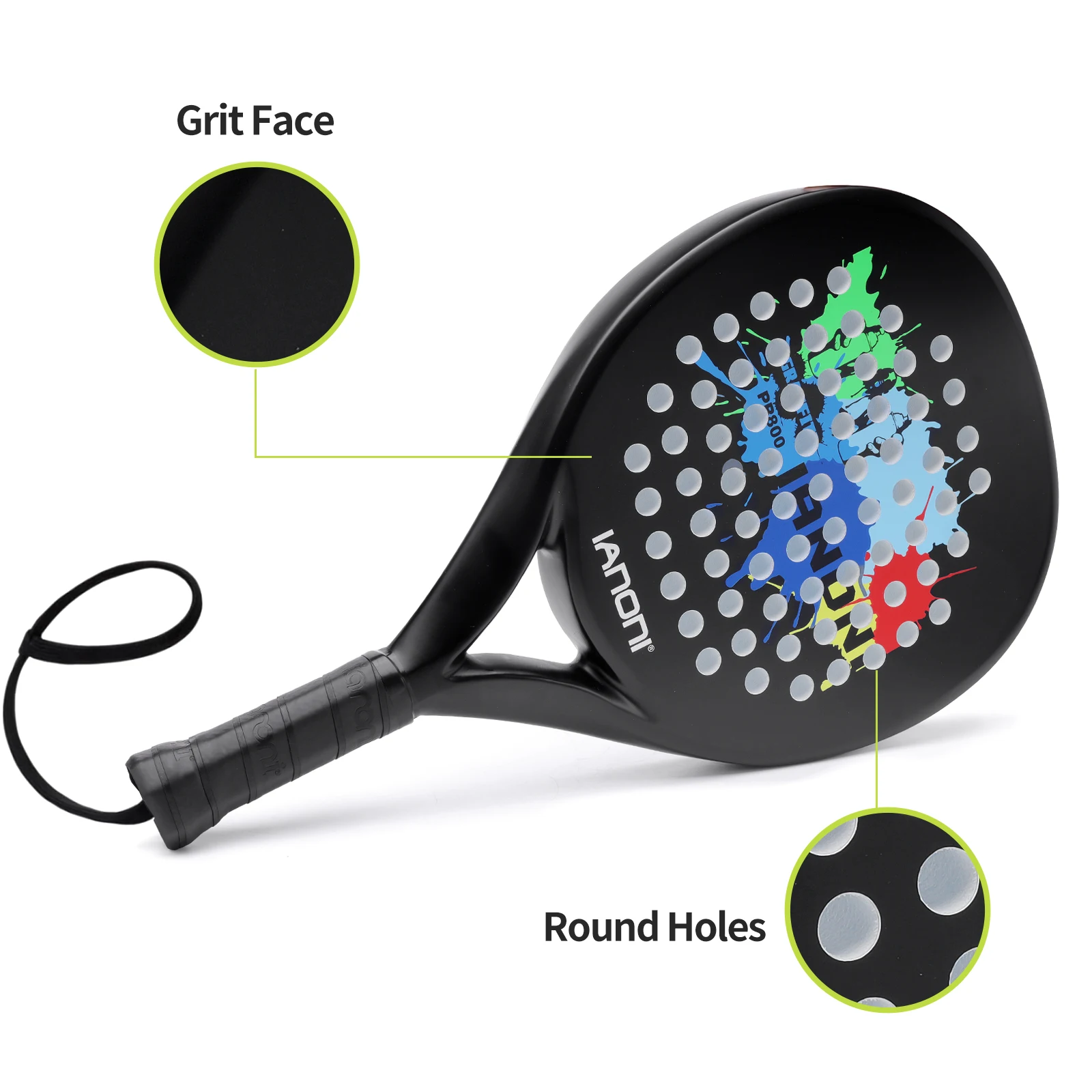 Padel Tennis Rackets Paddle Tennis Racquets Carbon Fiber with EVA Memory Flex Foam Core Paddle Racket Lightweight for Pop tennis racket,padel racket