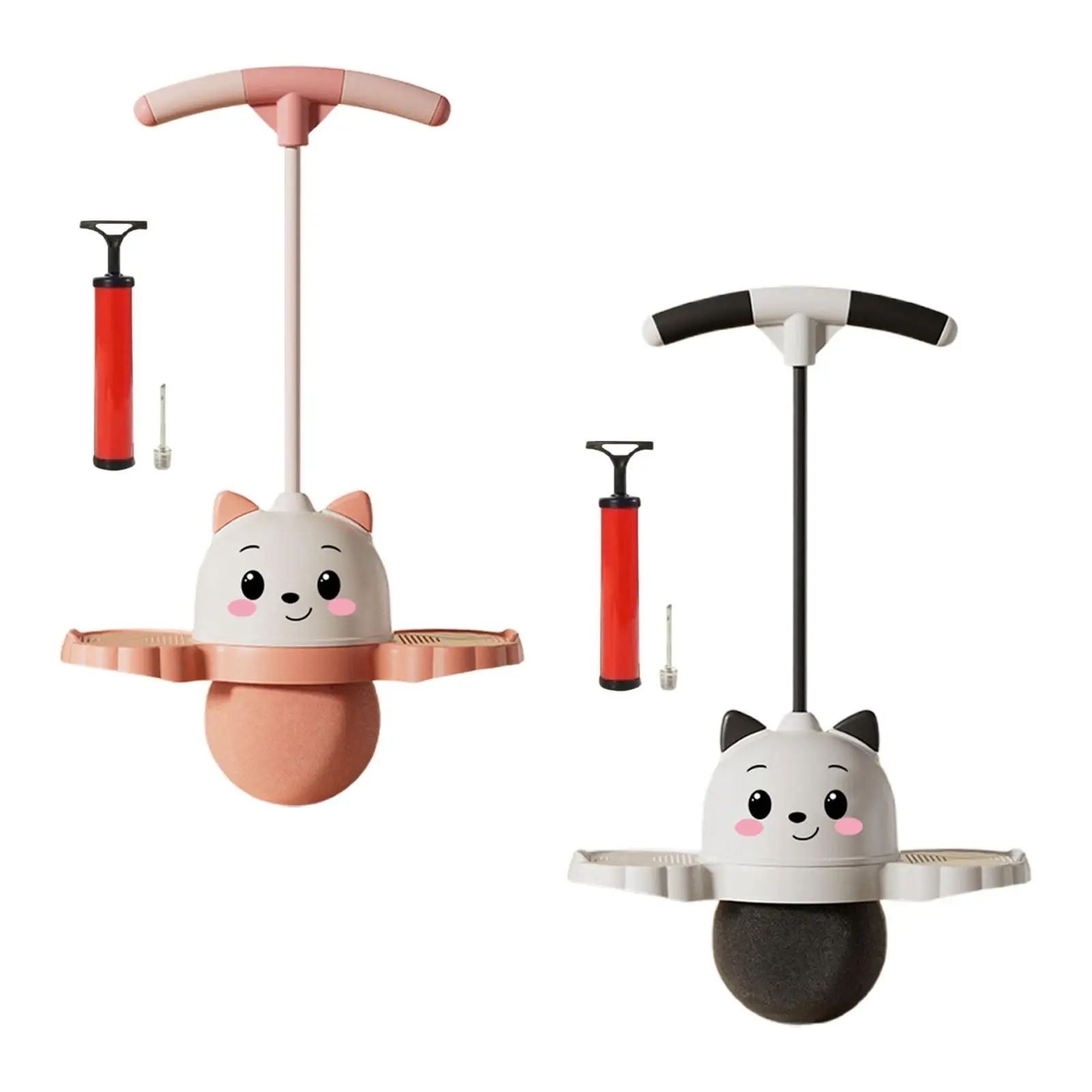 Pogo Jump Ball Boys Adjustable Handle Jump Board Games Indoor Toys