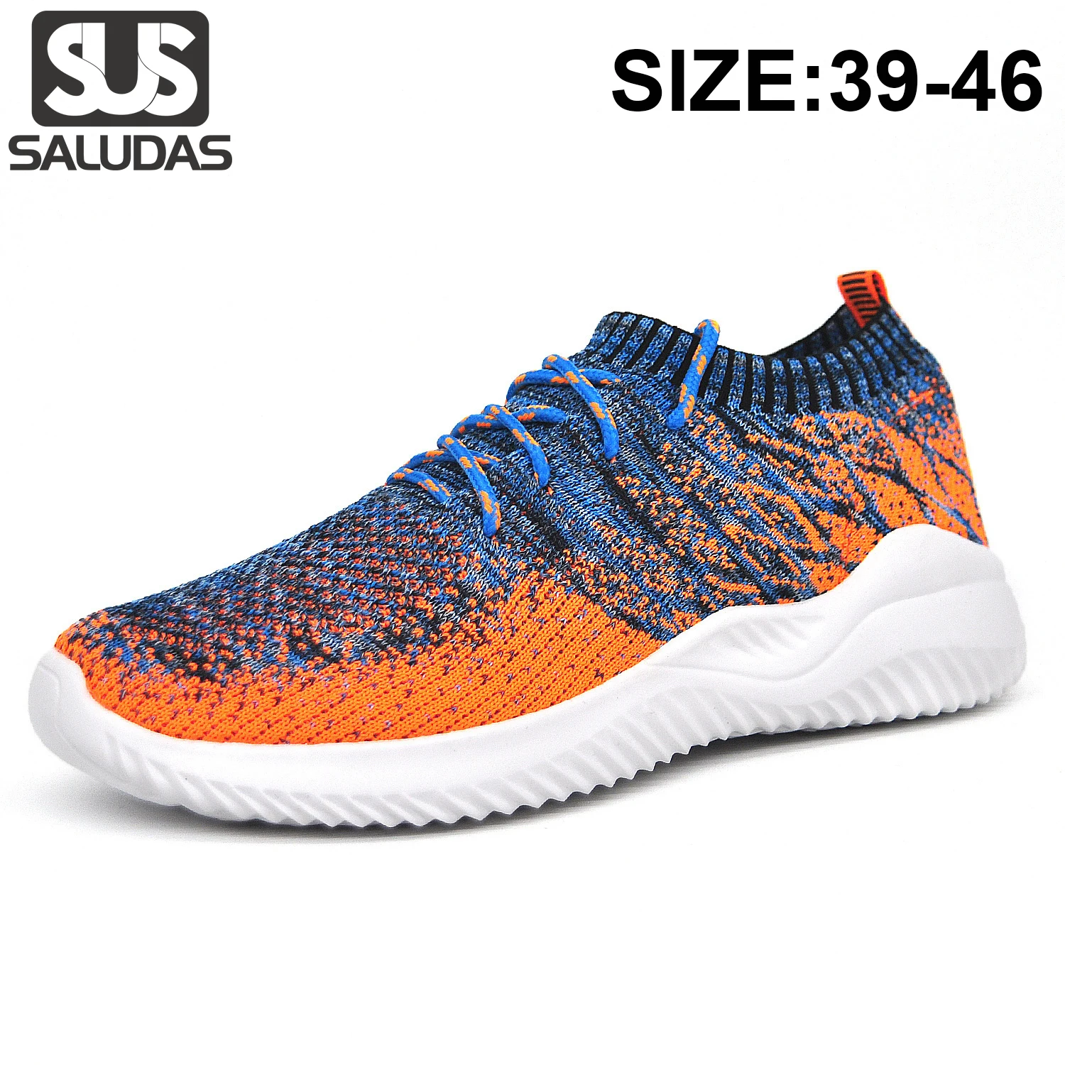 

SALUDAS Vulcanize Shoes Men Sneakers Breathable Casual Shoes Mesh Lightweight Loafers Walking Shoes Men Tennis Sneakers