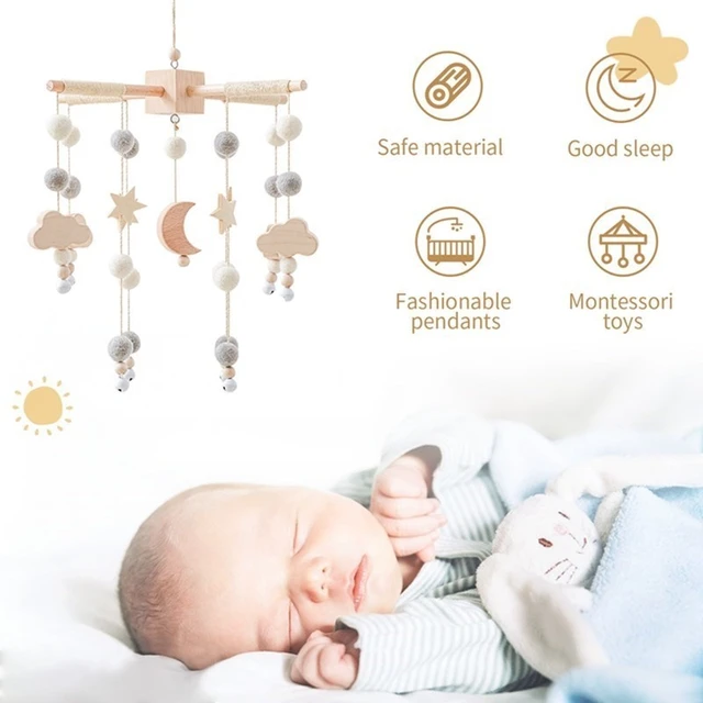 Support Bois Mobile Bébé - Hochets Et Mobiles Pour Bébés - AliExpress