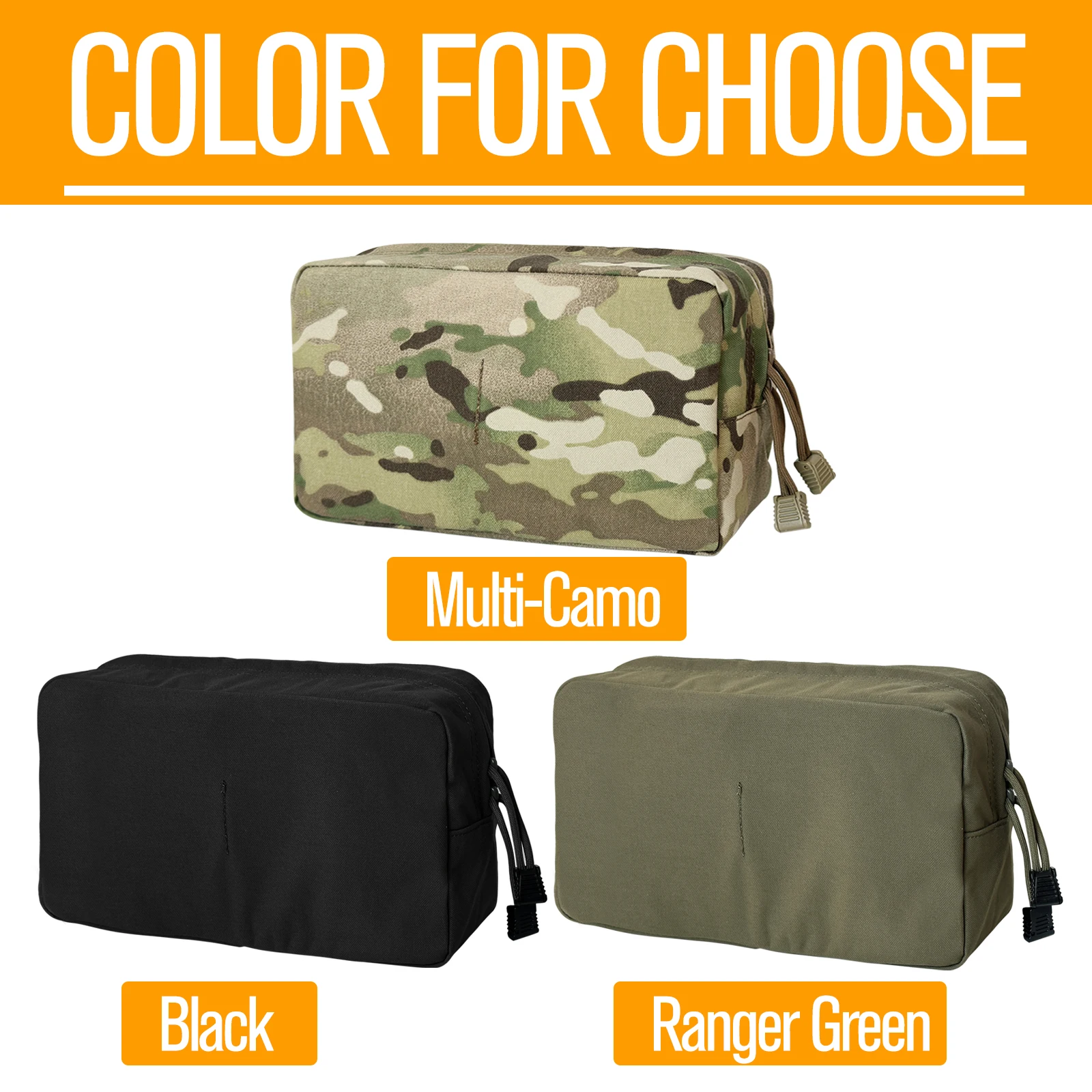 UNIONTAC Molle Admin Pouch 500D Nylontasche Sub-Bauch-Tragetasche Multifunktions-Taktik-Organizer-EDC-Beutel – Detail 1