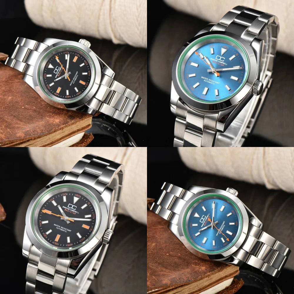 39 ミリメートル時計ケース NH35 NH36 シリーズムーブメント