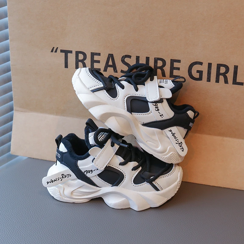 Winter Thermal Platform Sneakers for Kids Soft Sole