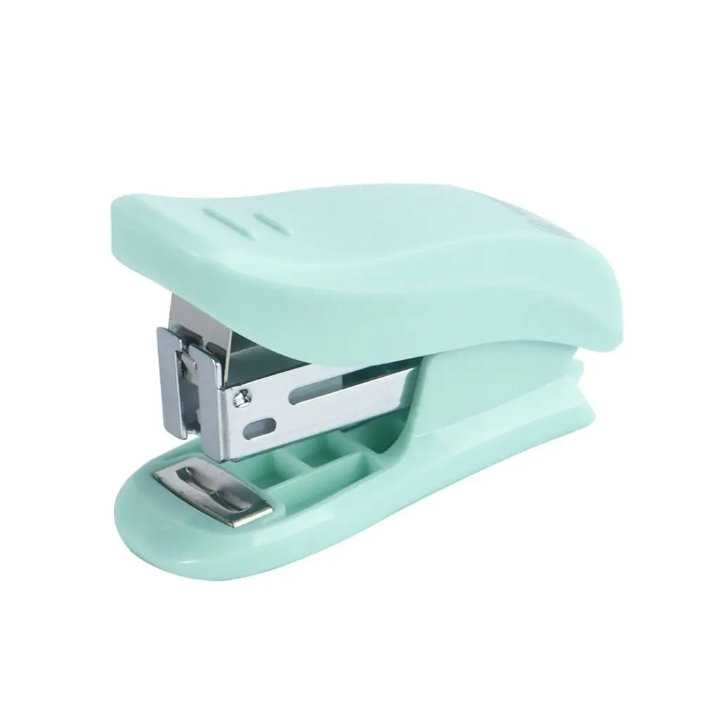 고품질 신선한 색상의 미니 스테이플러 노동 절약형 26/6 스테이플 스테이플러 제본기 스테이플링 머신 학생용