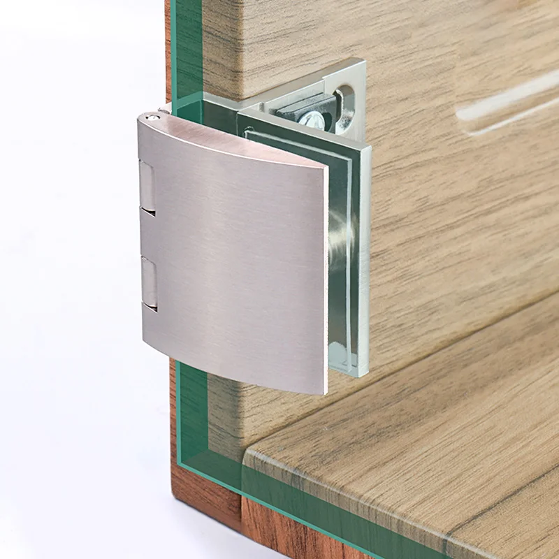 1piece 90 Degree Glass Door Pivot Hinge Kit Shower Hinge Glass Door Clamp Clip with Screws for Showcase Adaptive 5-10mm stainless steel hinges door hinges