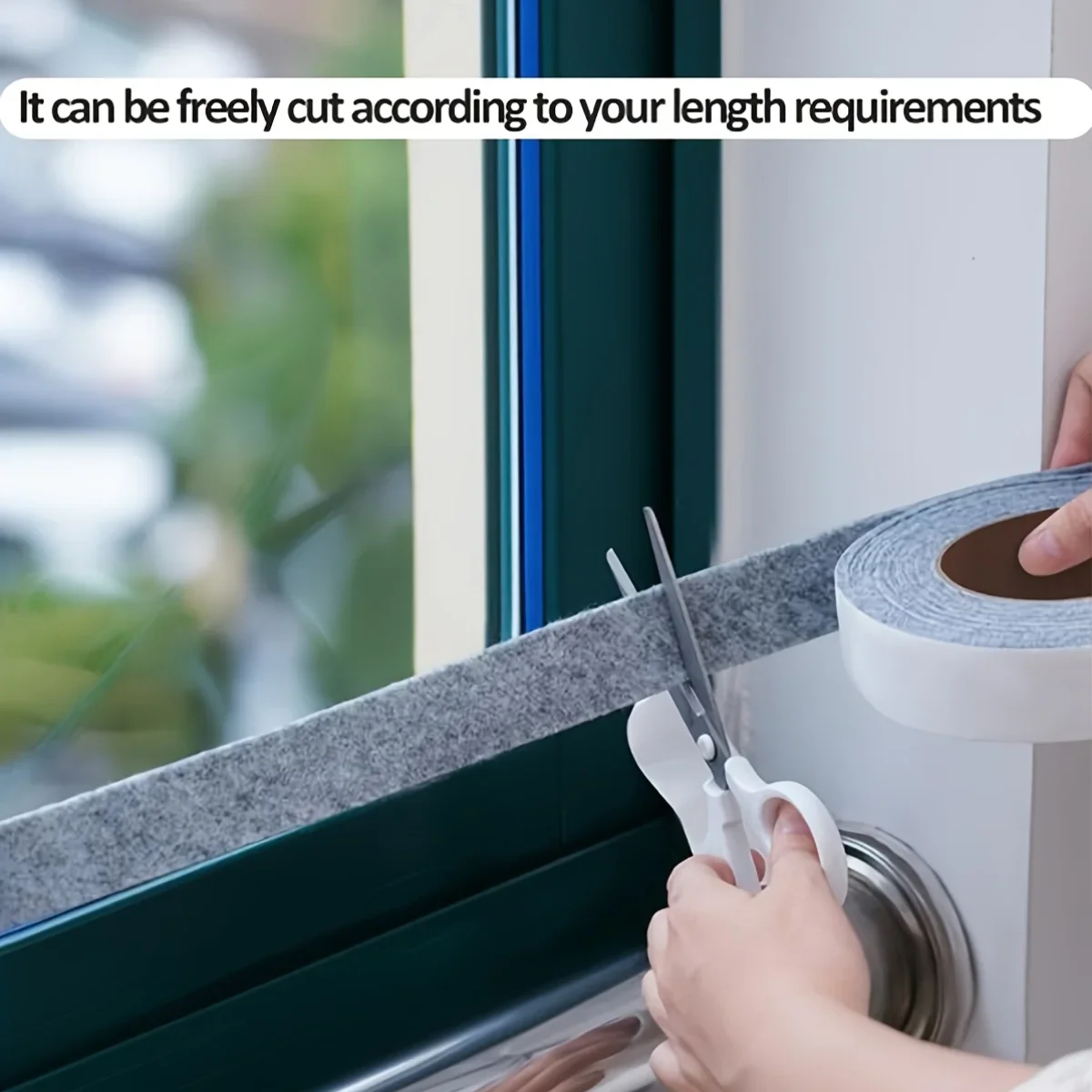 Self-Adhesive Sealing Strip Thickened Door Window Water Absorbing Felt Keep Dry Condensation Prevention Winter Wall Protection