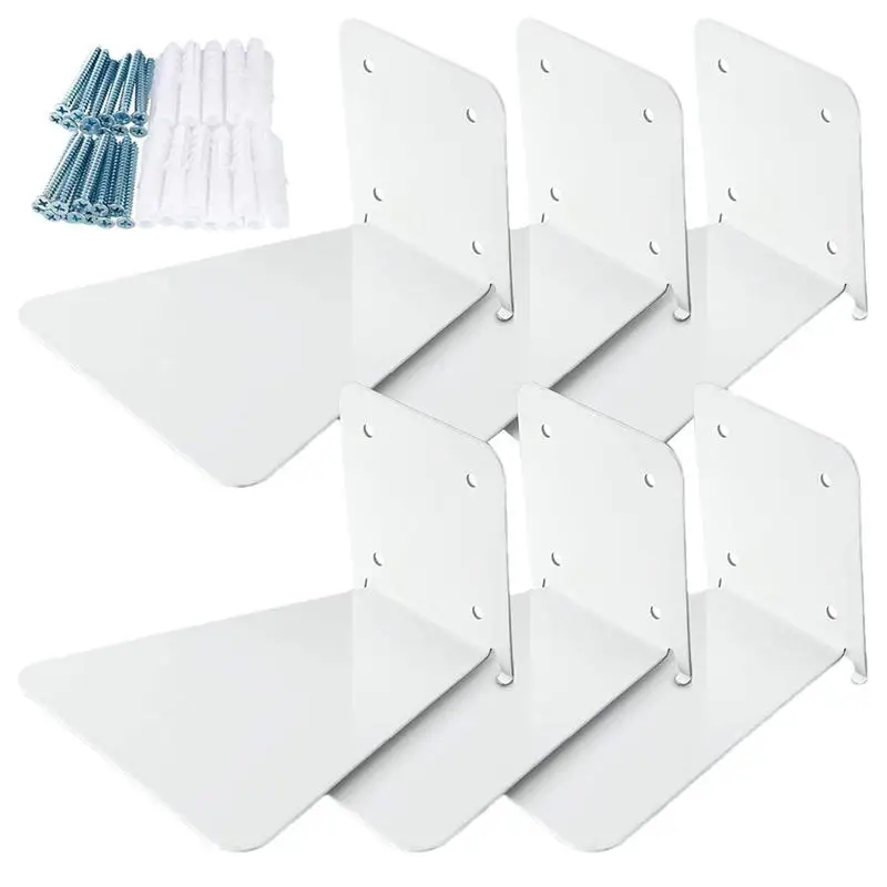 

Invisible Floating Bookshelf For Wall Mounted Metal Wall Book Organizers Set Of 6 Bookshelf Multipurpose Wall Mounted Bookshelf