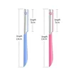 5pcs Eyebrow Epilator Sets  Face Blade Shaver Portable Stainless steel Hair Removal Safety Eyebrow Cutting Woman Makeup Tools 4