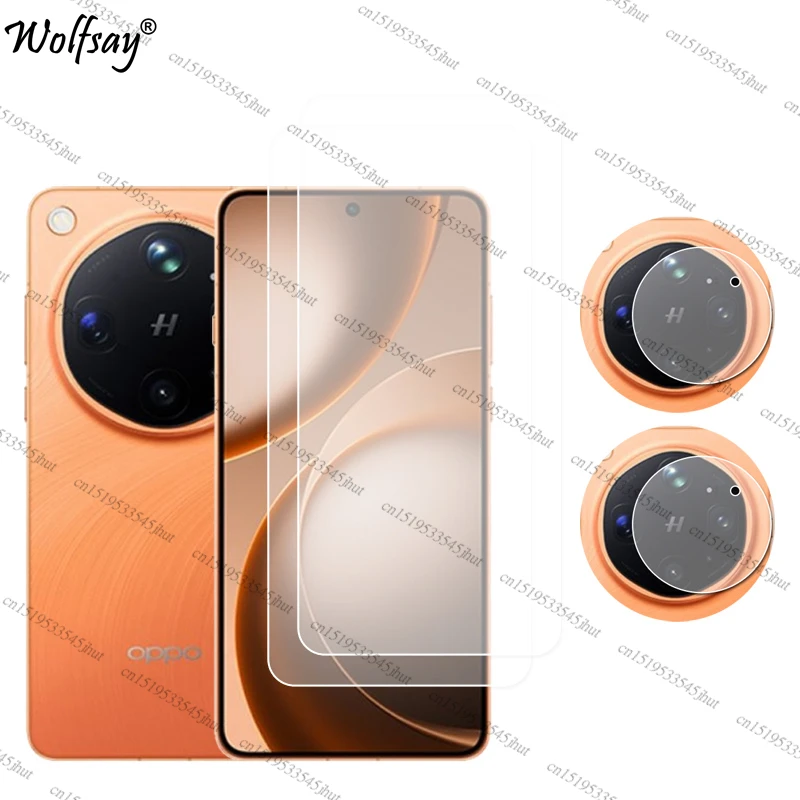 Enhanced Screen and Lens Protection for Smartphones - Ultra Clear Front Glass and Durable Lens Guard