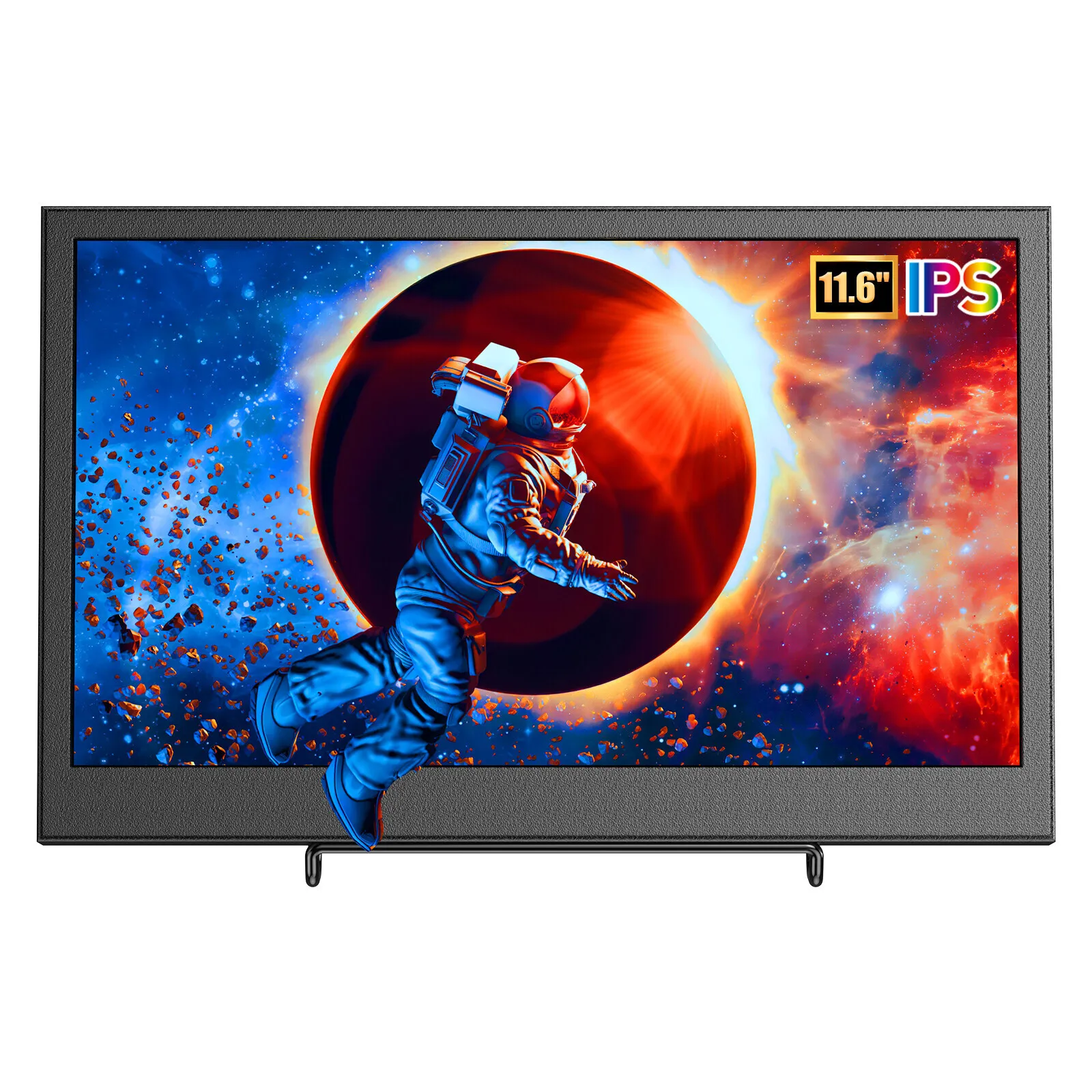 Eyoyo 휴대용 12인치 IPS 모니터 HDMI VGA 1366x768 노트북용 보조 화면 Xbox - 멀티미디어 모니터