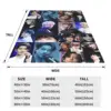 Kim Taehyung Blankets Fleece Warm Sofa Throw Blankets For Couch Bedding Office Throws Bedspread Quilt 3