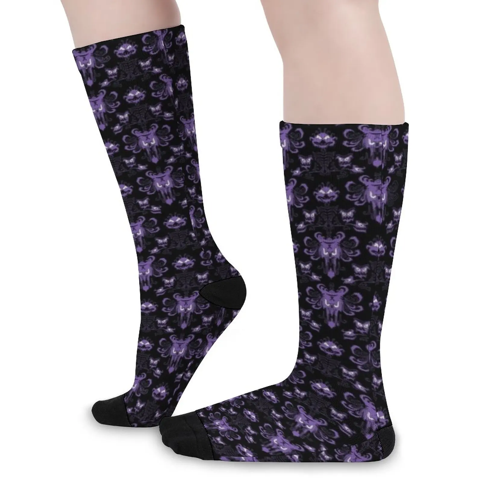 Haunted mansion contrast Socks Man socks sports and leisure