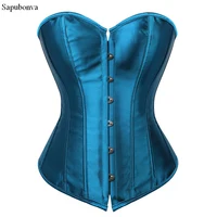 Sapubonva Plus Size Gothic Overbust Corset Top