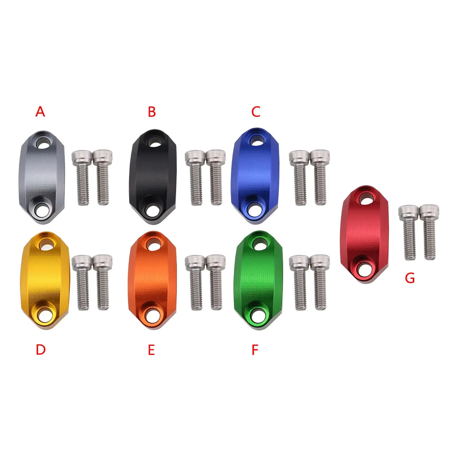 

Зажим главного цилиндра мотоцикла, зажимы, крышки, тормозной рычаг сцепления, аксессуары в сборе, замена для руля 22 мм, зажим