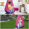 Kids Pod Swing Seat without Cushions Folding Hanging Hammock Hanging Swing Seat Child Hammock for Indoor Outdoor Suspension Seat 4