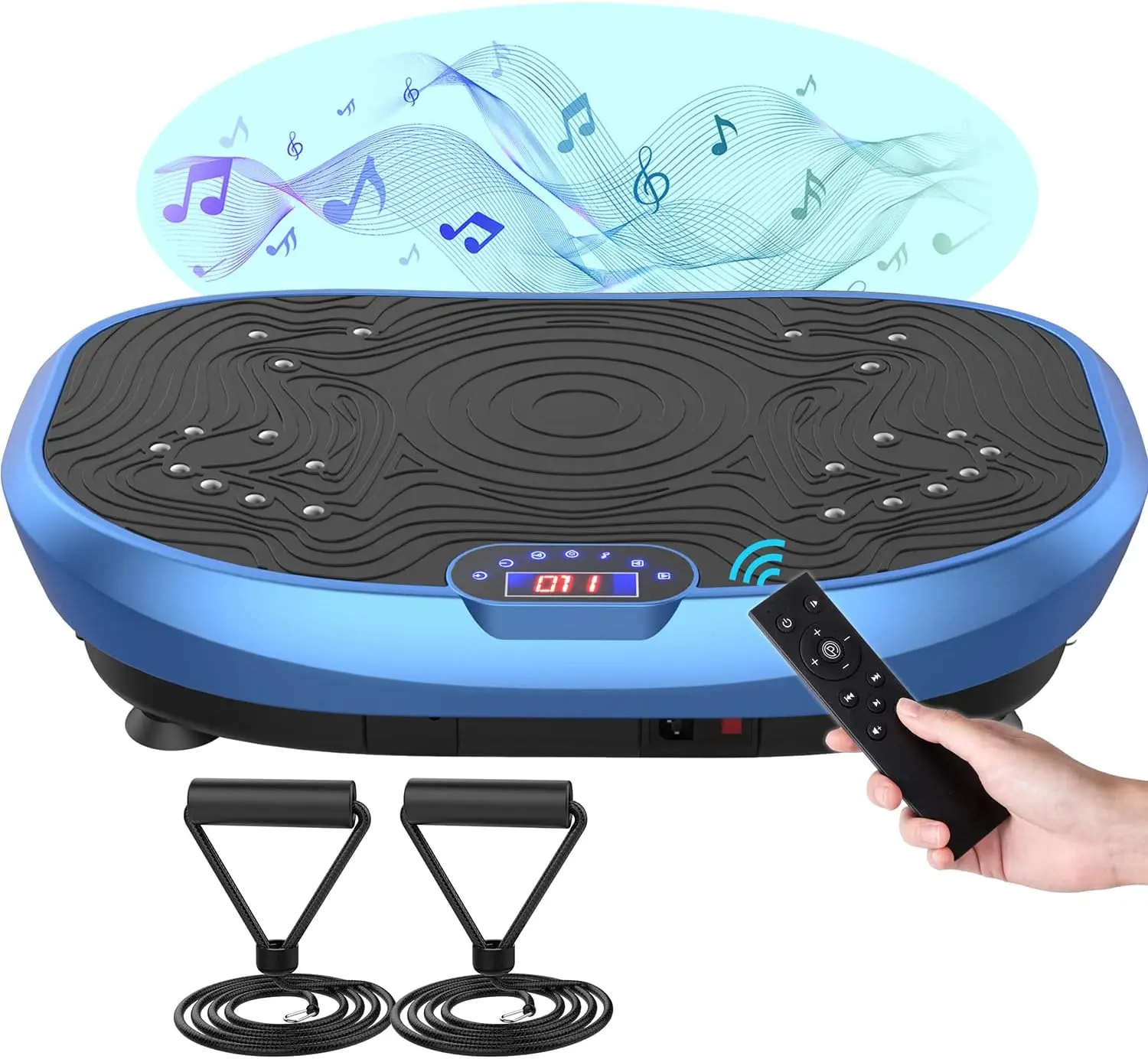 Vibration Plate Exercise Machine Whole Body Workout Portable Mini Vibrate Fitness Platform Lymphatic Drainage Machine for Weight
