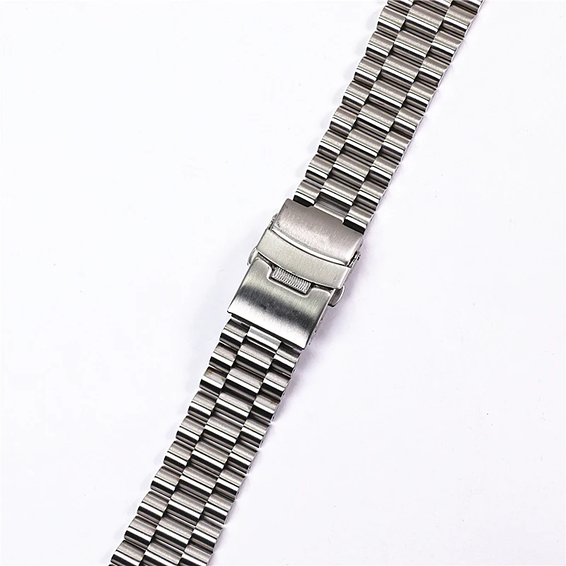 3 Styles 22mm Diving Steel Metal Strap For Casio Duro Mdv107-1A