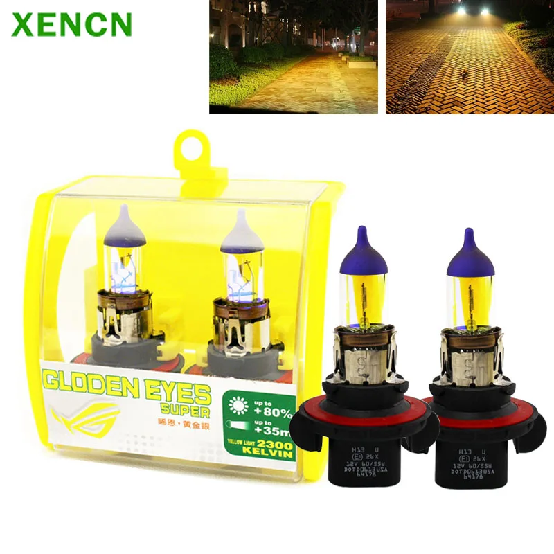 XENCN HIR2 9012 12V 70W 2300K Original Golden Eye Super Yellow Car  Headlight Halogen Lamp Bulb Fog Lights OEM Quality DOT 2pcs - AliExpress